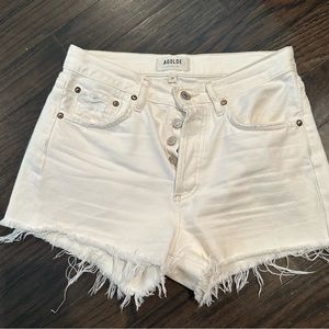Platinum Parker Agolde vintage cut off shorts size 24